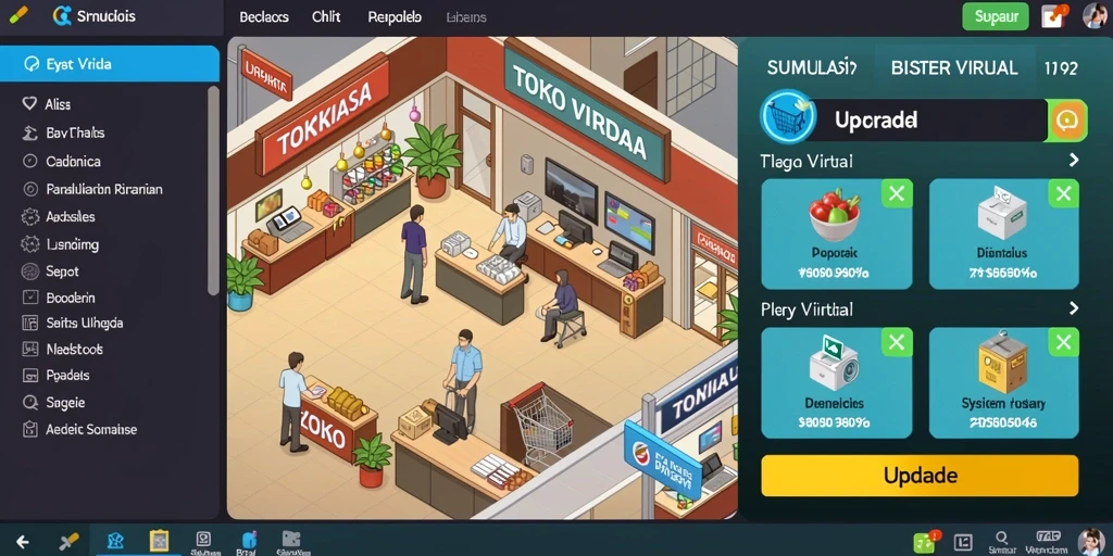 Menampilkan karakter utama dalam aksi bertarung.