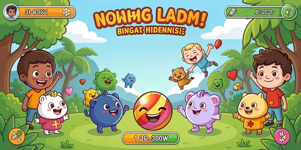 Tampilan awal yang menarik dan penuh warna.