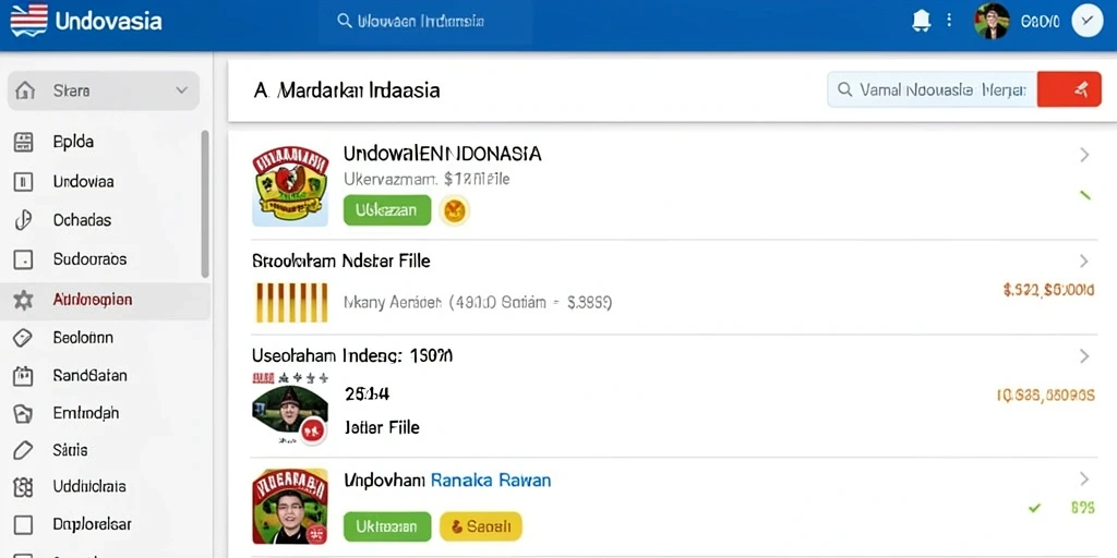 Tampilan antarmuka utama game yang menarik.