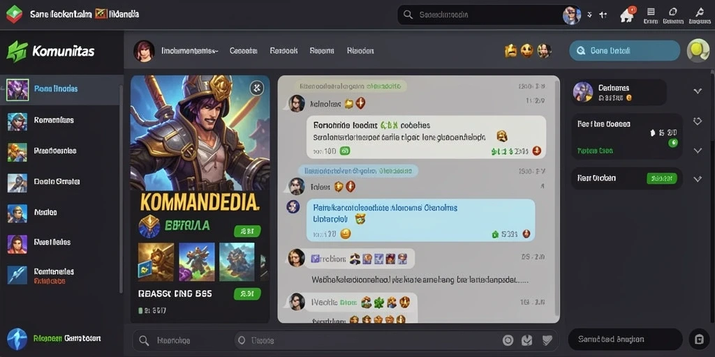Tangkapan layar interface utamanya yang menawan.