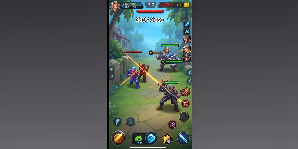 Tampilan antarmuka game yang menarik.