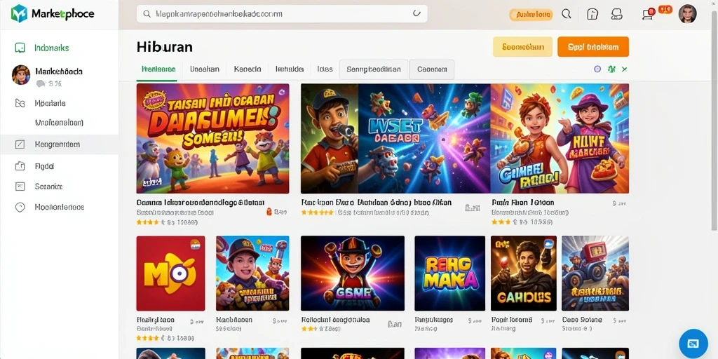 Tampilan aplikasi JKTGAME yang modern dan intuitif.