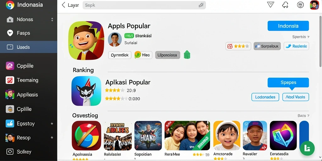 Tampilan permainan yang menarik dan colorful.