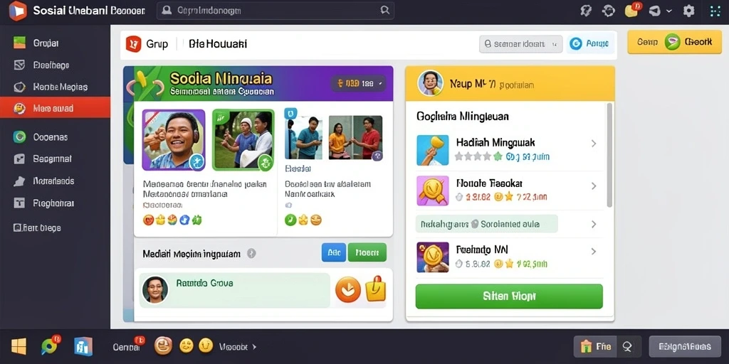 Tampilan awal yang menarik dan intuitif.