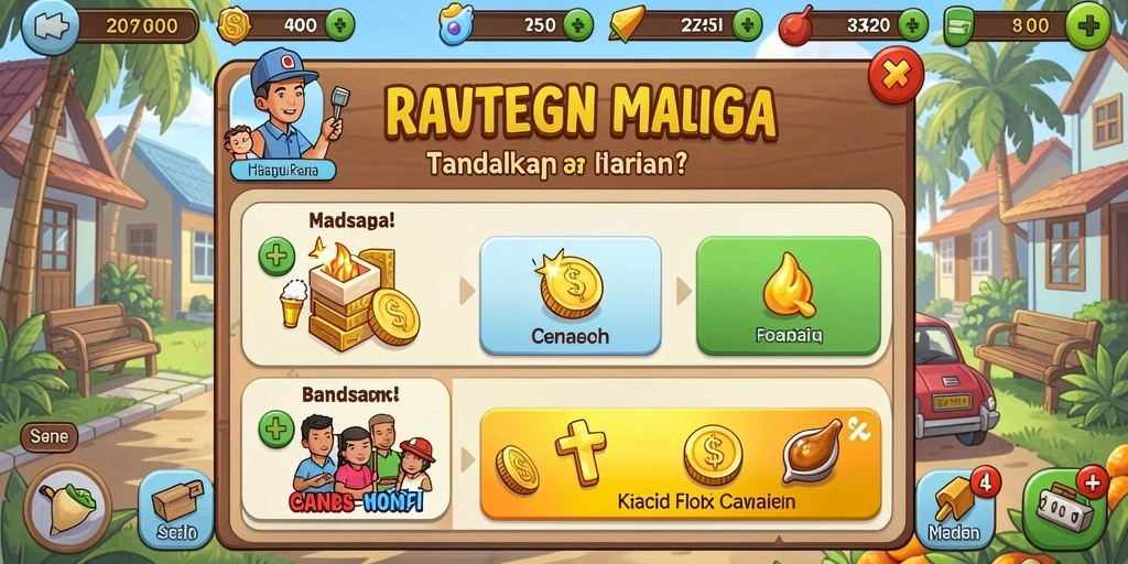 Tangkapan layar menampilkan aksi seru dalam permainan.