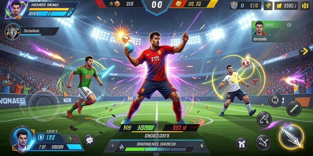 Tampilan karakter samurai yang siap bertempur.