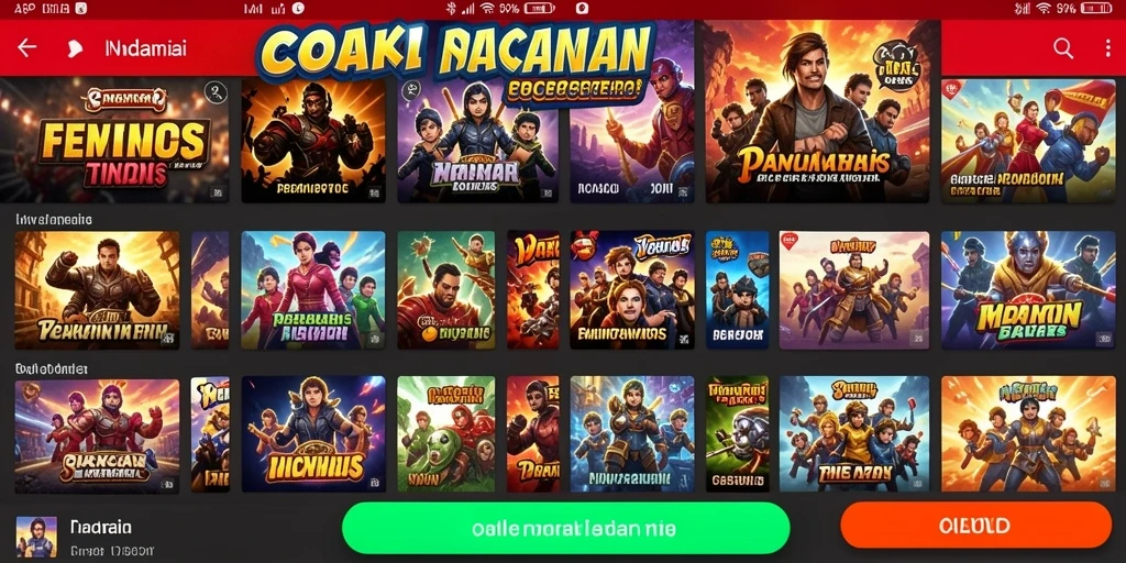 Tampilan antarmuka yang user-friendly dan menarik.
